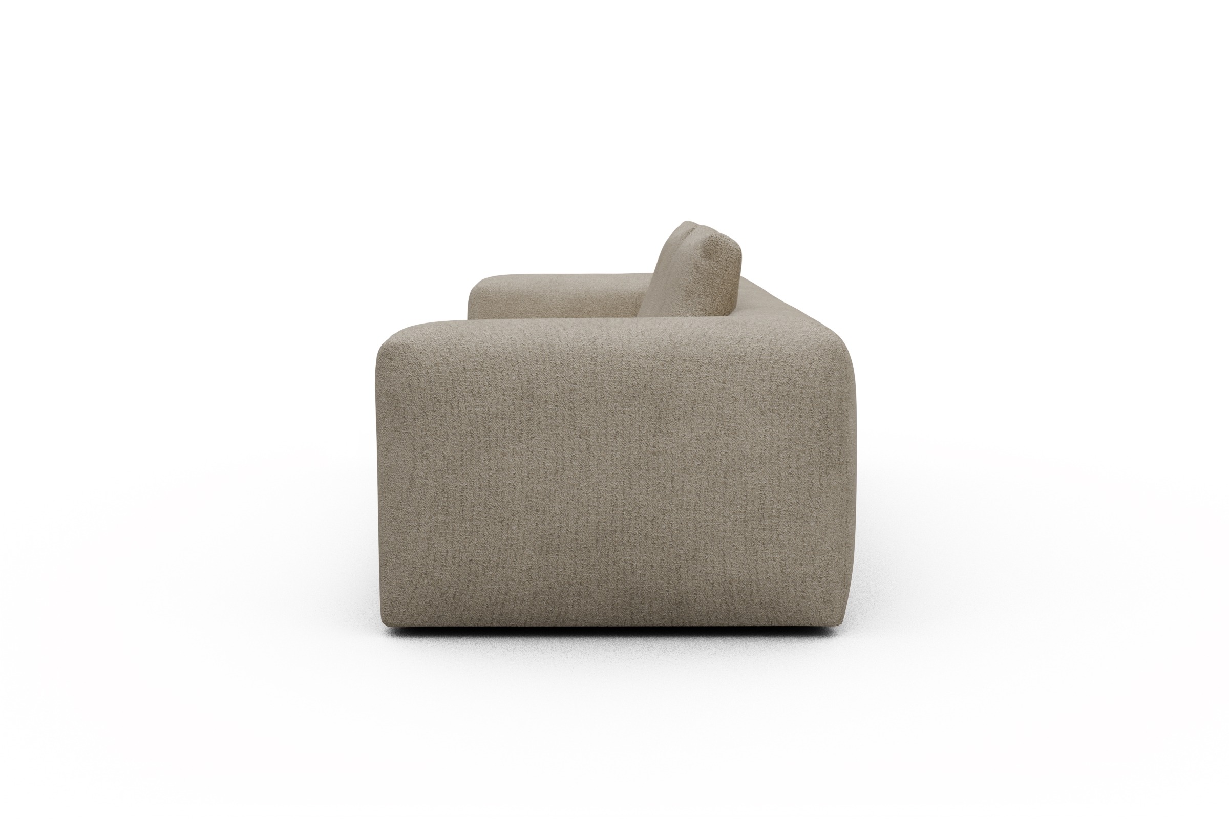 Sofa Fred 3-Sitzer Boucle-Belge