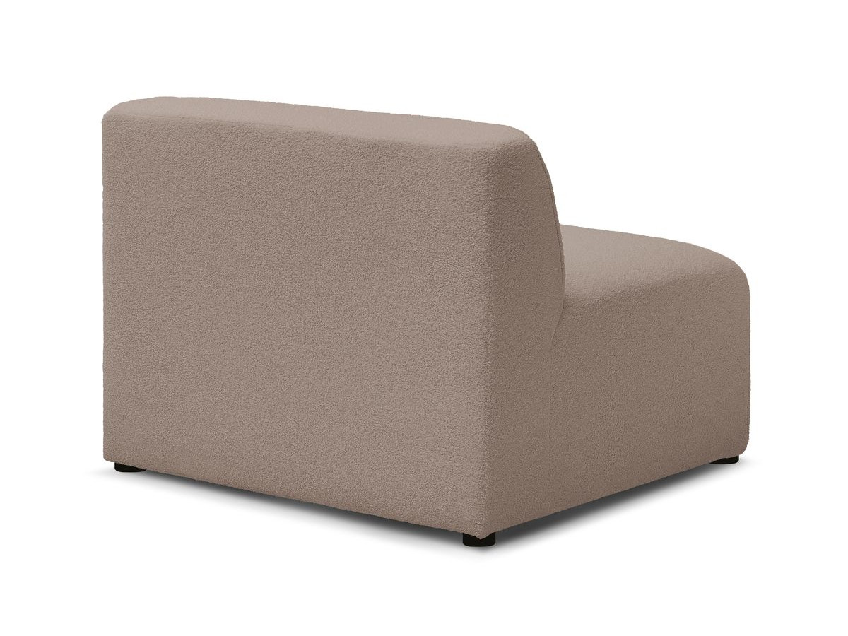 Bobochic Megeve Sofamodul 1-Sitzer Bouclé-Stoff Braun
