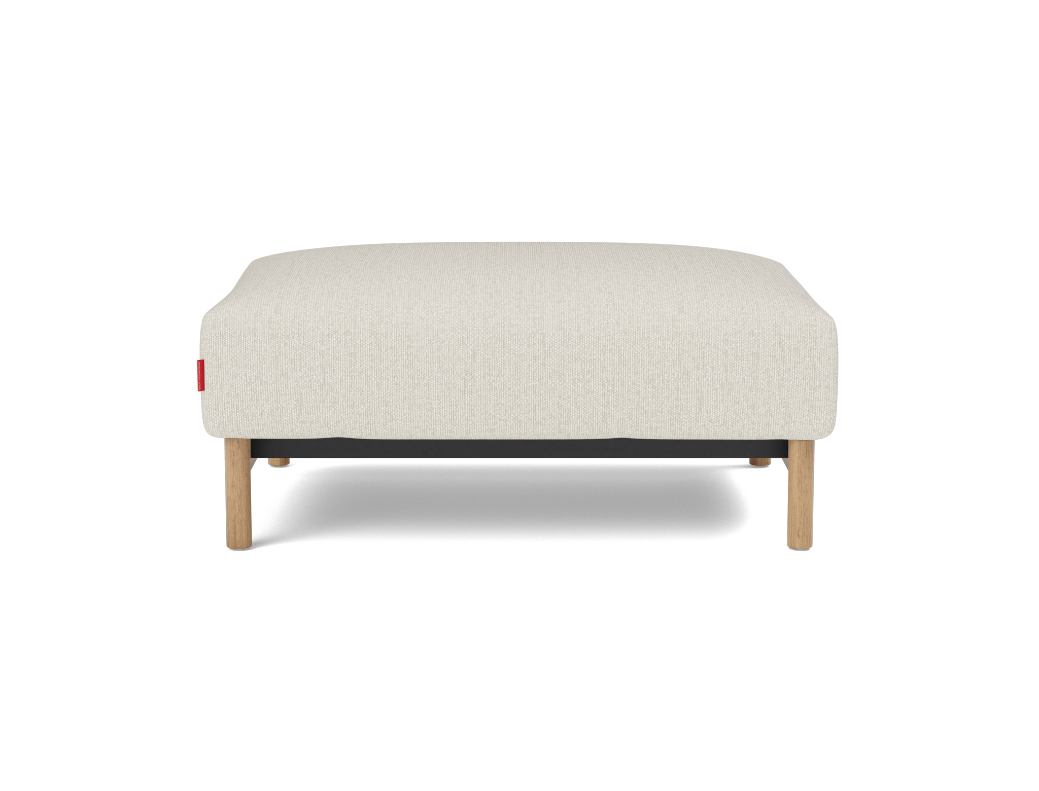 Hocker Malloy Boucle Skandi 531-Off-White Beine Eiche