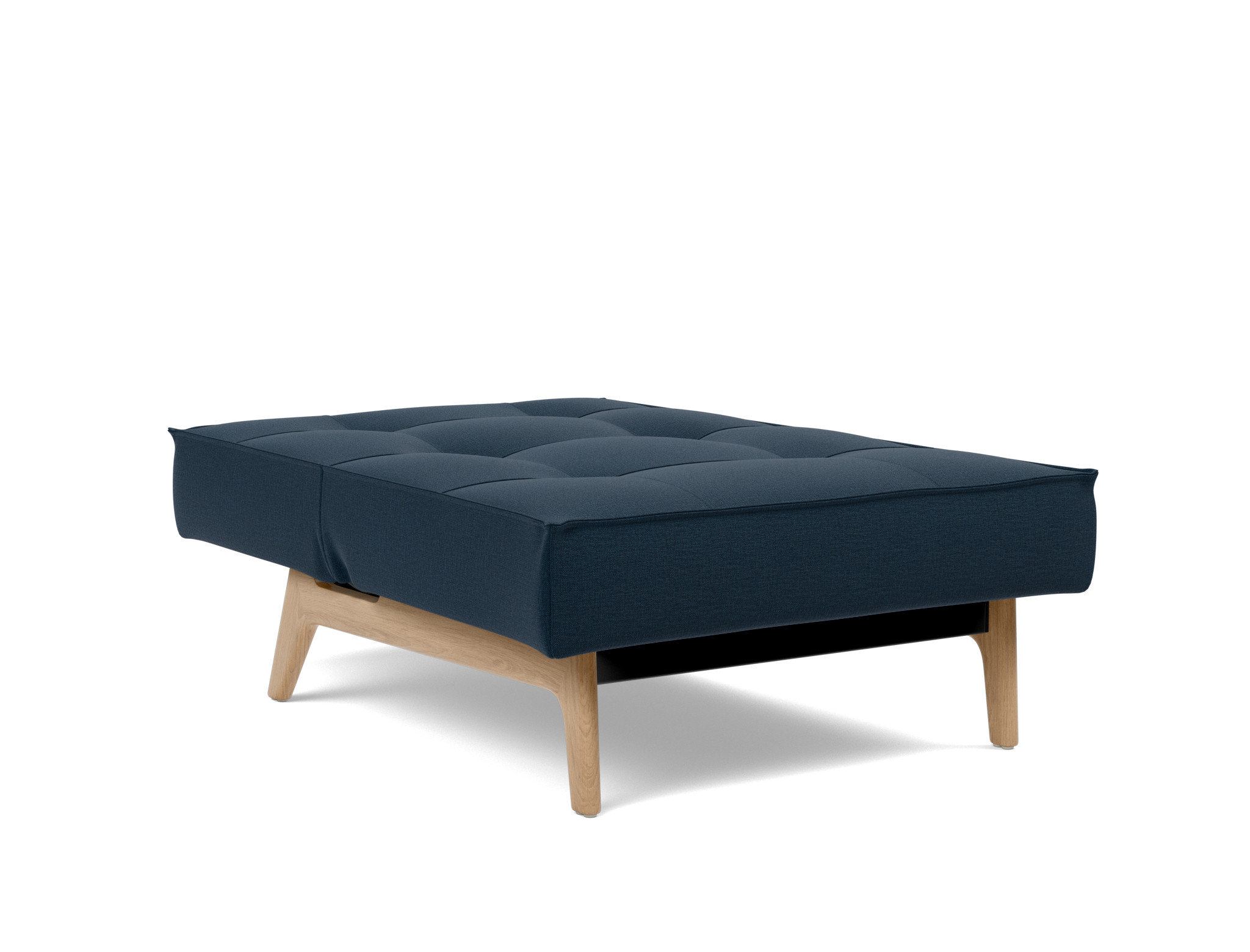 Sessel Splitback Flachgewebe Mixed Dance 528-Blue Beine Eiche