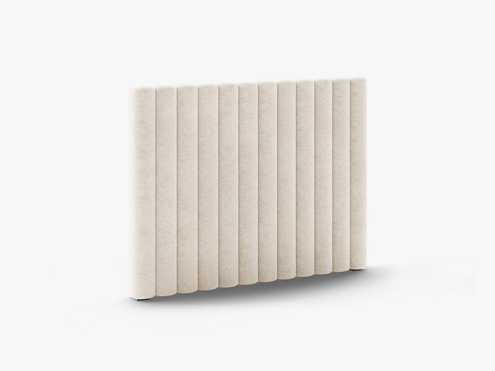 Micadoni Mistero Samtiger Kopfteil 80 cm Chenille Perfect Harmony Helles Beige 120x95