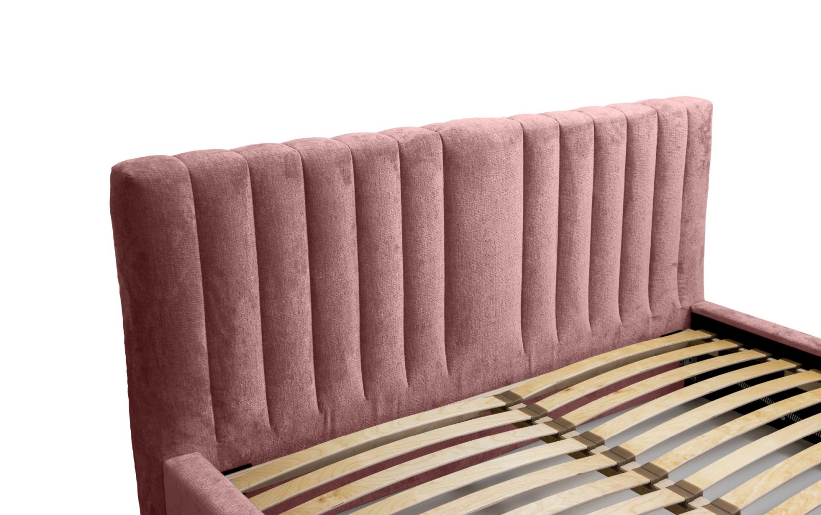 Polsterbett Velo-Vi Chenille 140x200 mit Holzrahmen Perfect Harmony 63