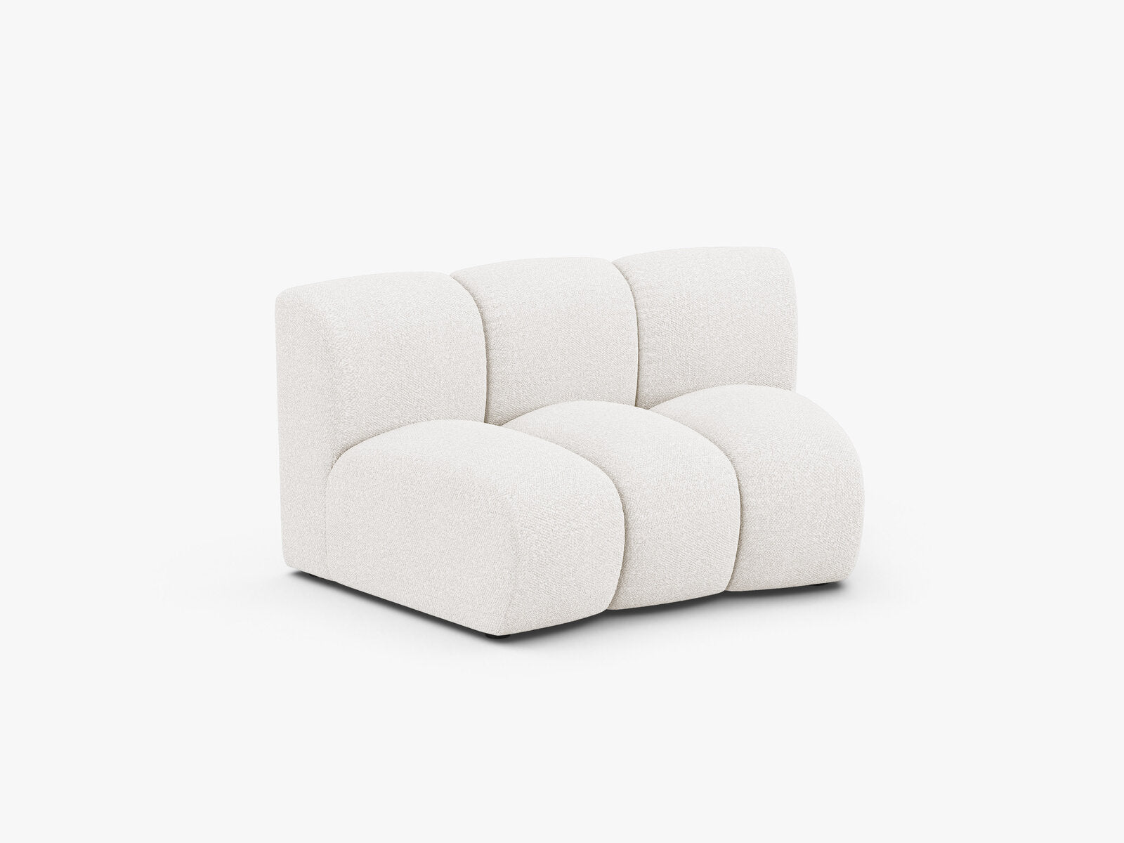 Micadoni Modul Armlos Lupine 1-Sitzer Large Boucle Baloo Weiß
