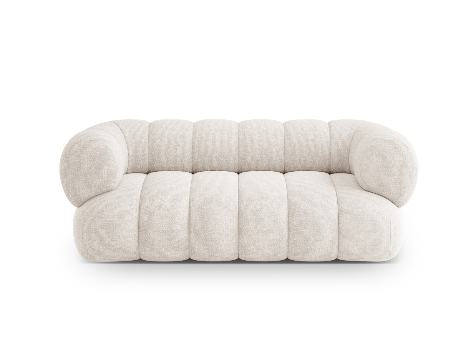 Cosmopolitan Design Sofa Koge 2-Sitzer Chenille Eden Helles Beige