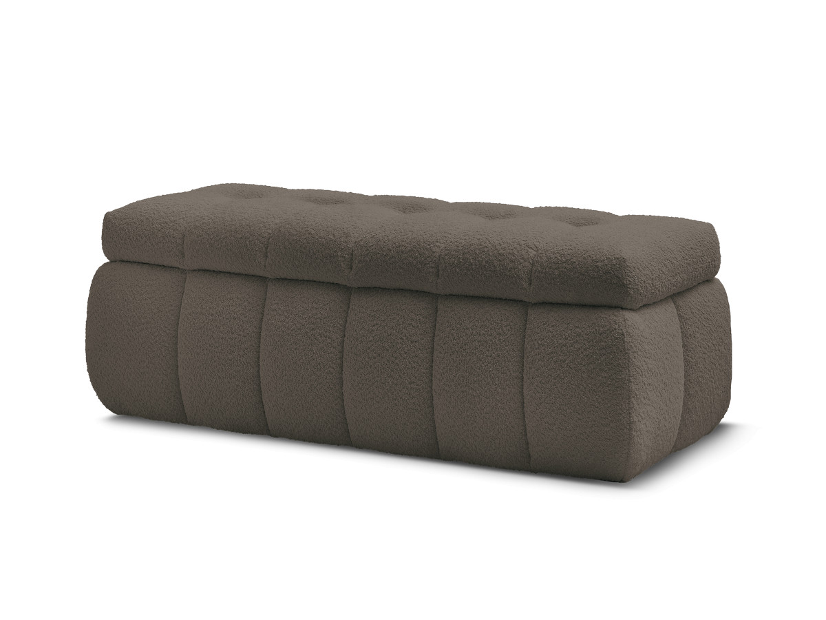 Bobochic Mont-blanc Bettbank Bouclé-Stoff Braun