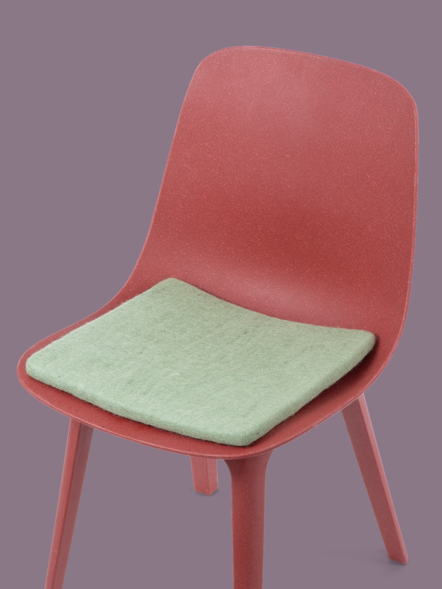 myfelt Lasse Filz-Sitzauflage Hellgrün 36 x 36 cm