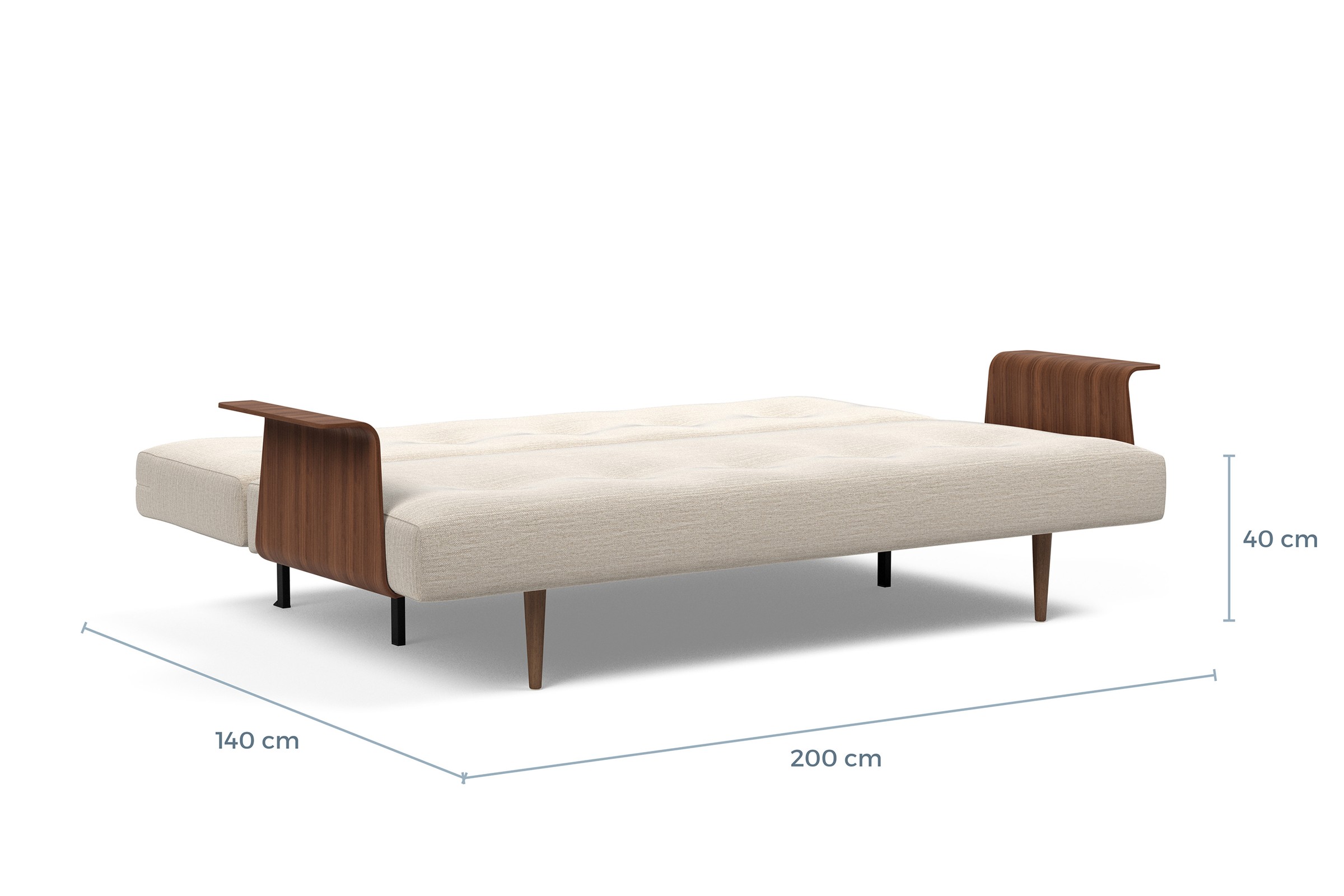 Schlafsofa Recast mit Armlehnen