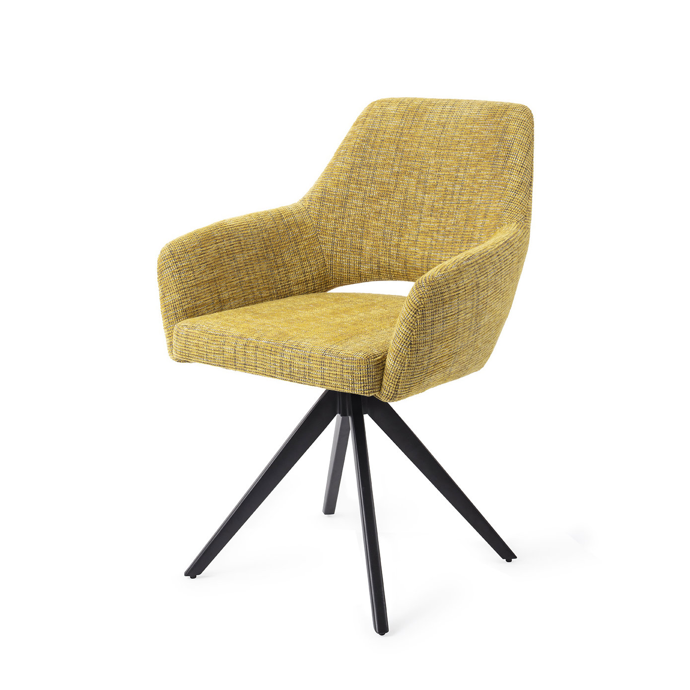 Jesper Home Esszimmerstuhl Yanai Lemon Lines Turn Schwarz