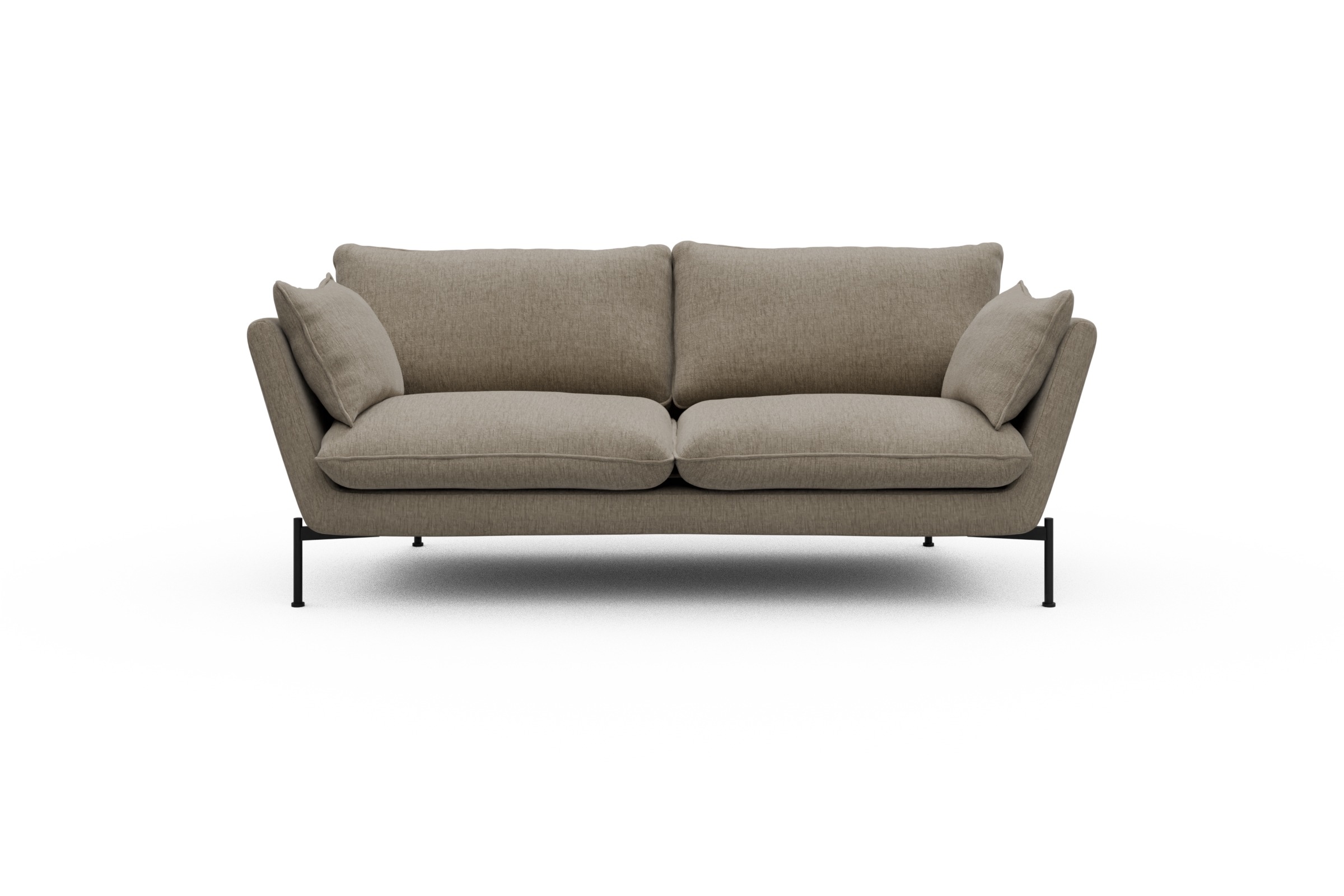 Skandi Home Sofa Anton 2-Sitzer Smooth-Beige moebelfaktor