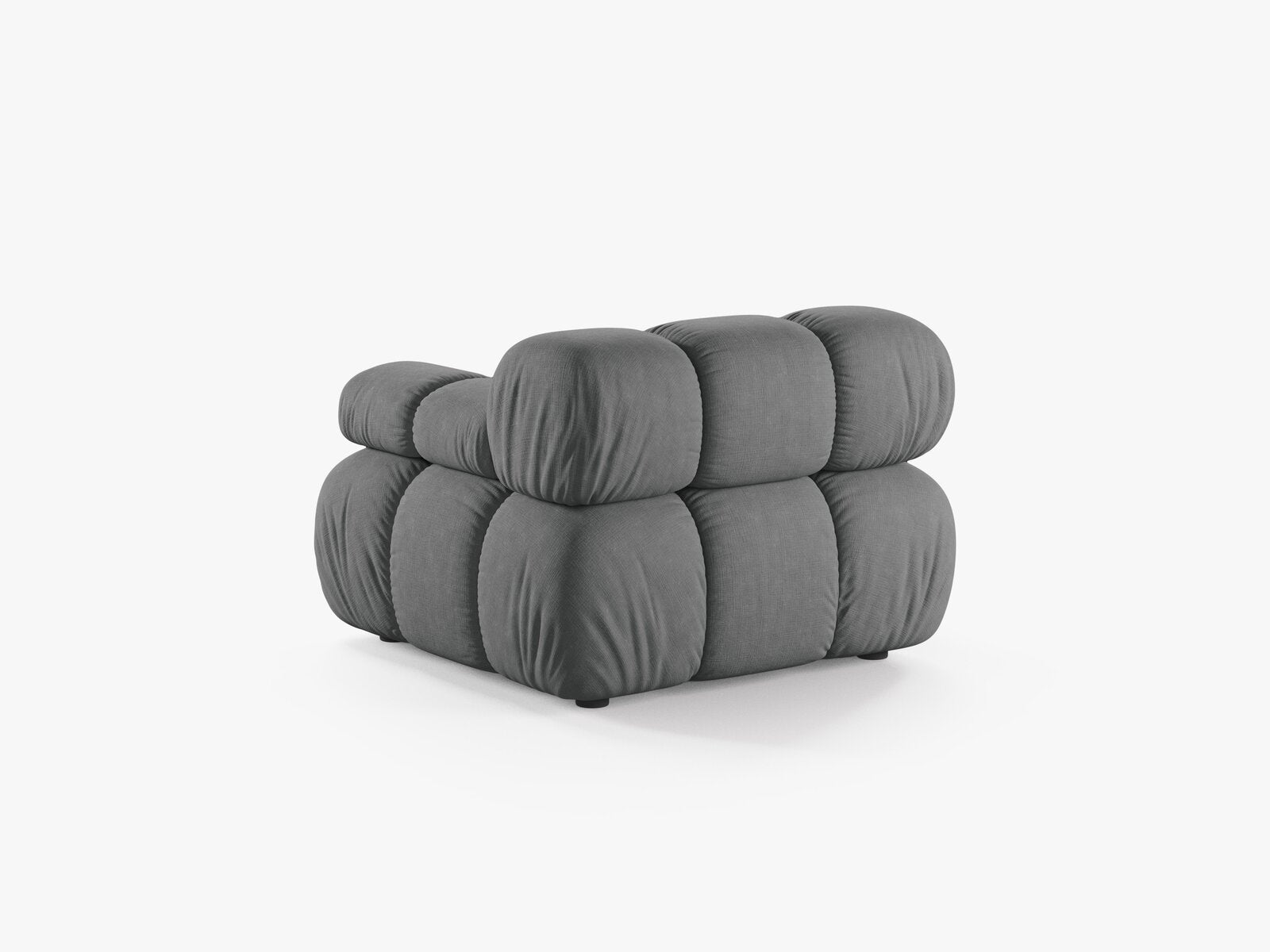 Micadoni Eckmodul Bellis Rechts Strukturierter Stoff Liberty Grau