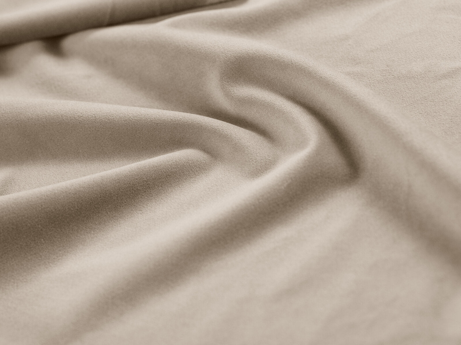 Micadoni Sofa mit Schlaffunktion David 3-Sitzer Samt Salvador Beige