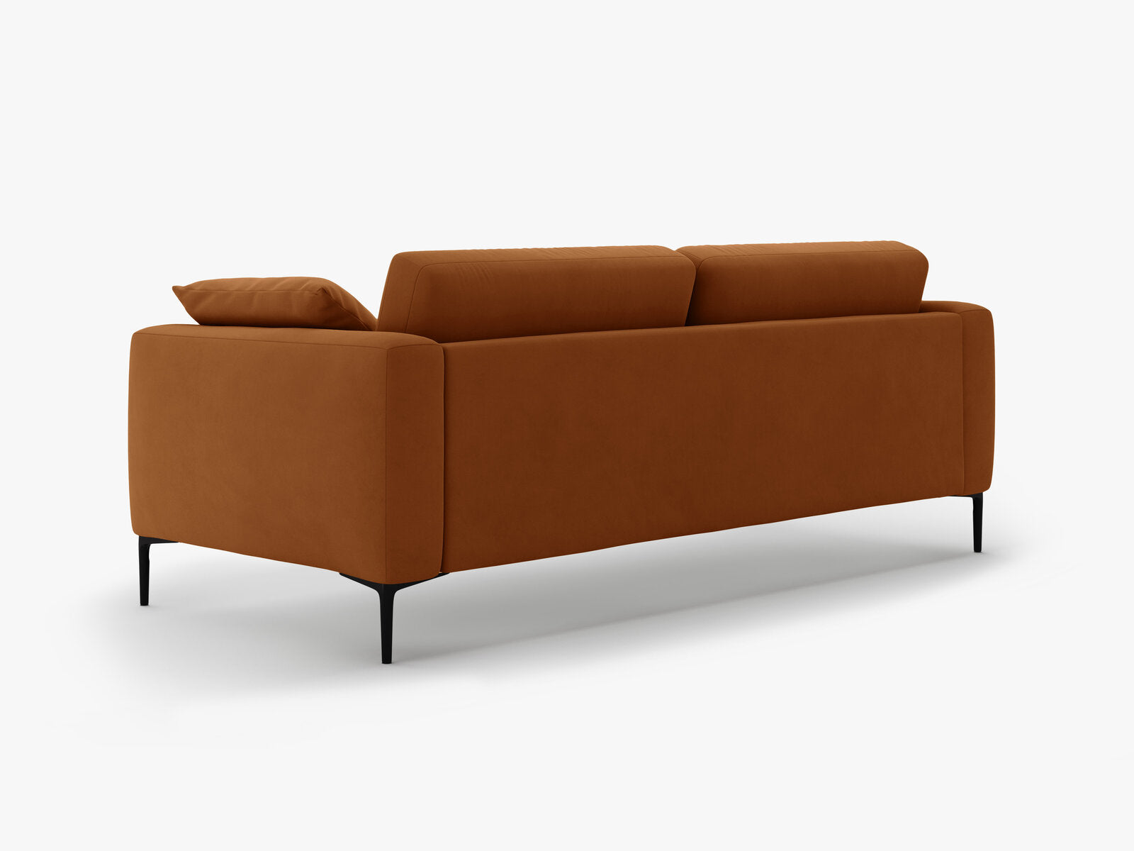 Micadoni Sofa Bemy 4-Sitzer Samt Terrakotta