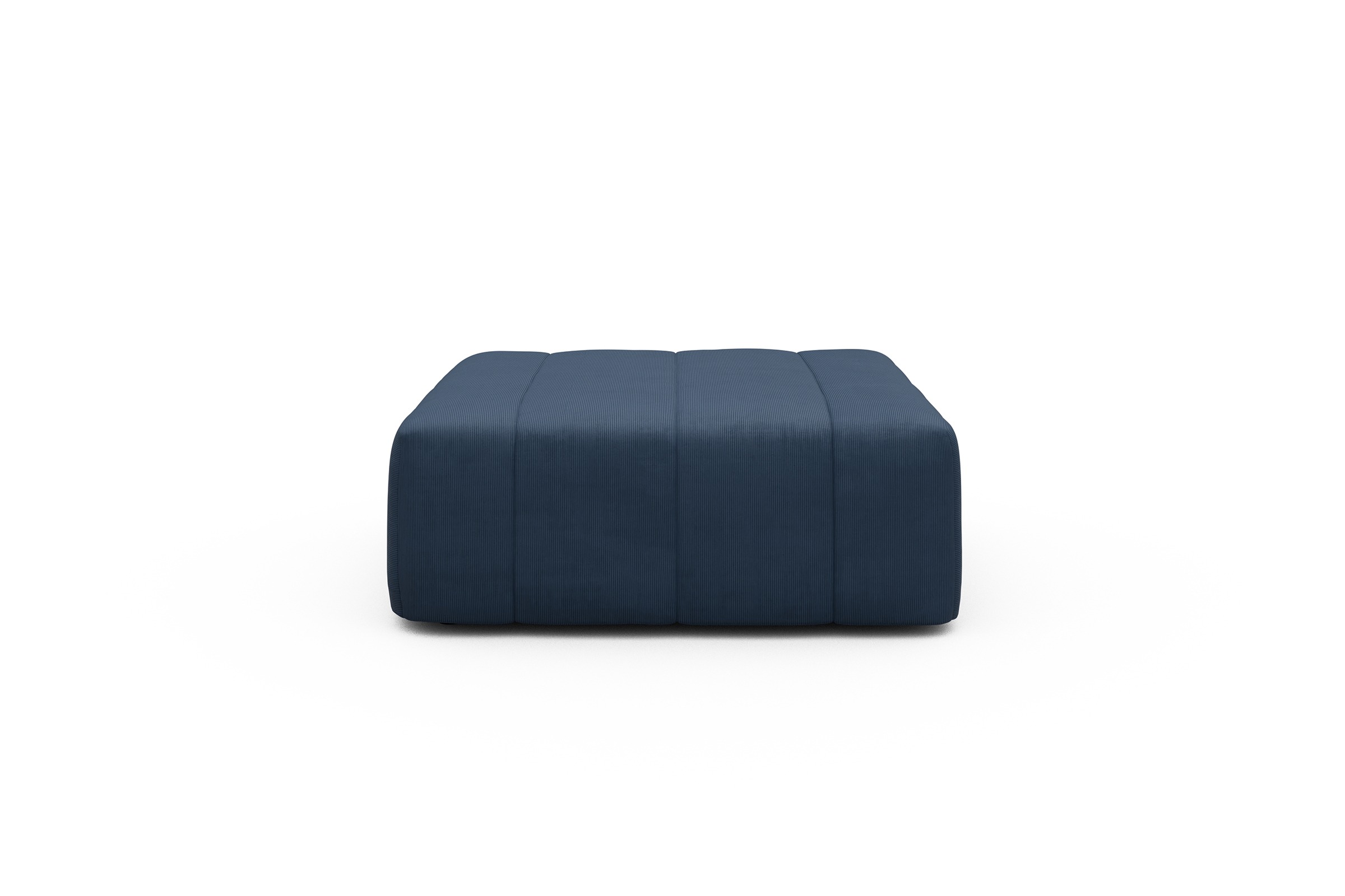 Sitzhocker Hugo Ottomane Cordufine-Royal-Blue