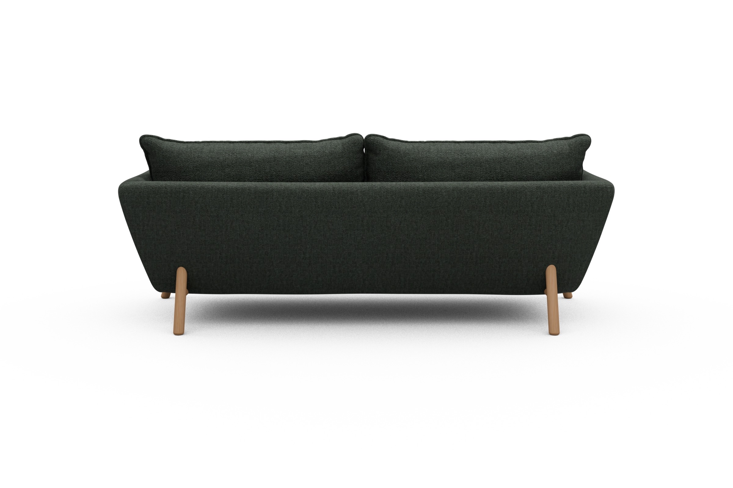 Sofa Emil PREMIUM 3-Sitzer Beinfarbe Eiche Natur Aivi-Pine-Green