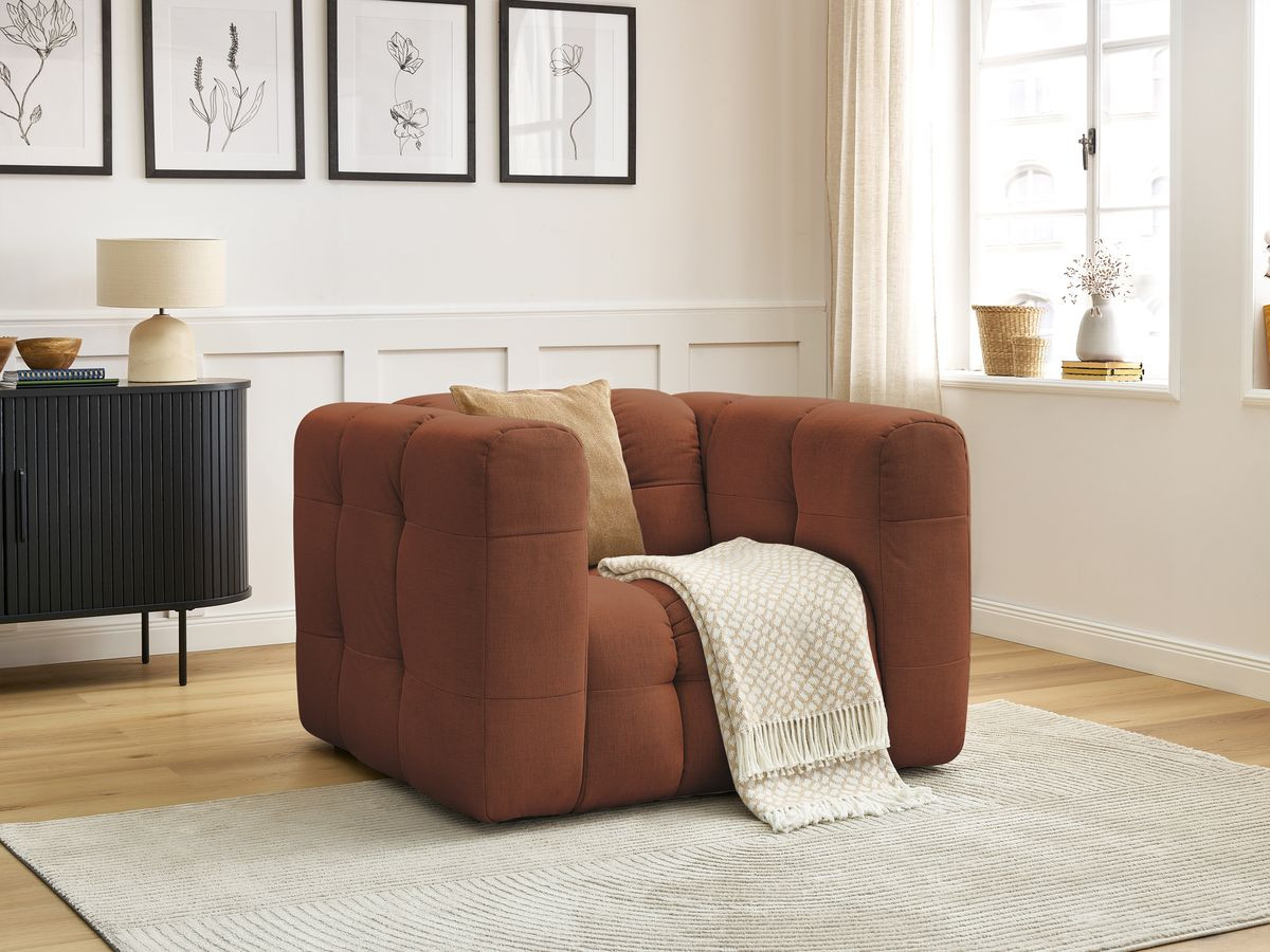 Bobochic Ulysse Sessel Stoff Orange