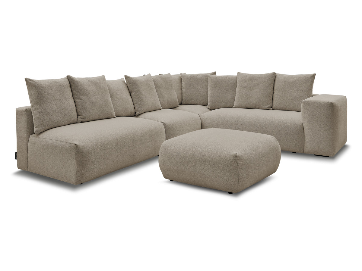 Melange-Stoff · Taupe