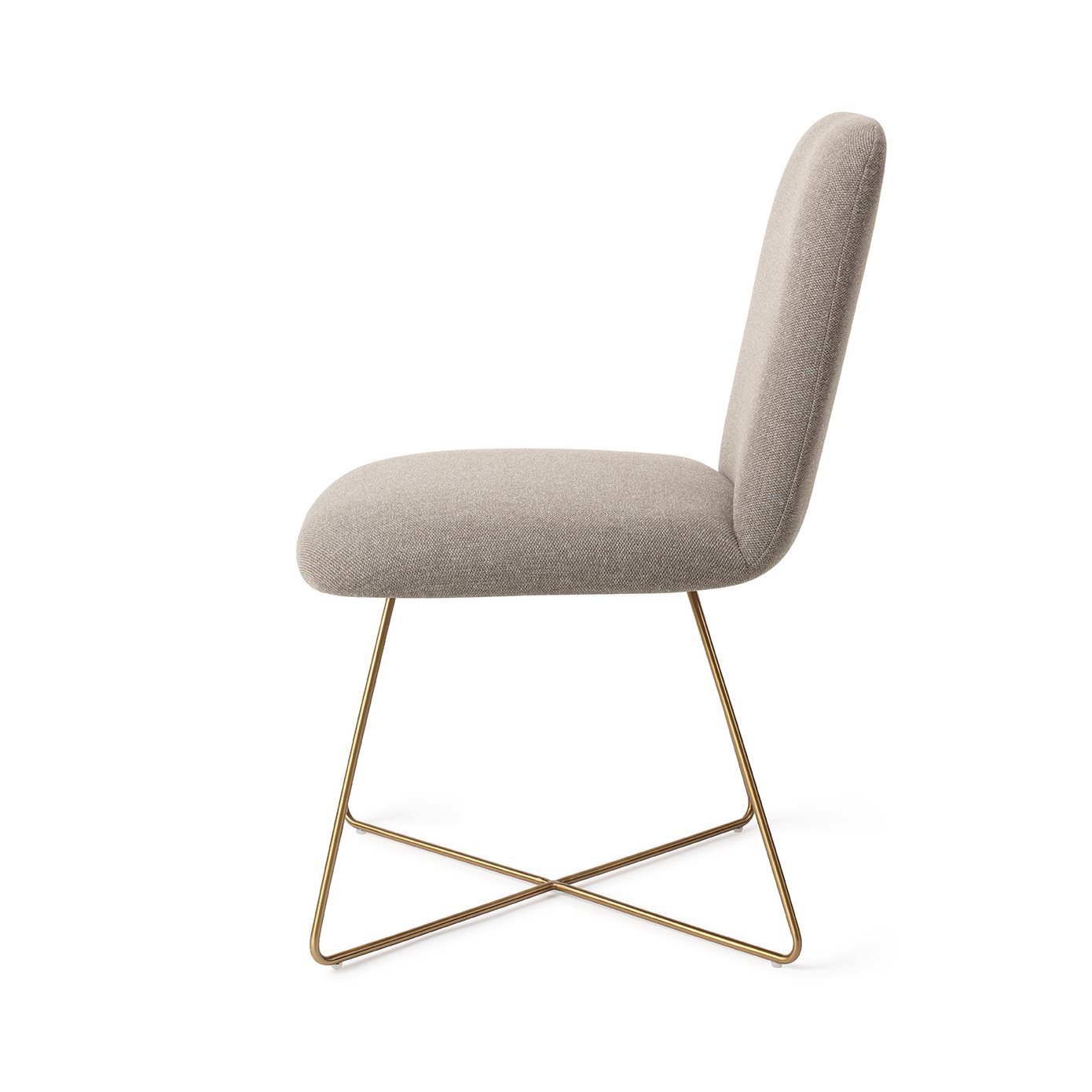 Jesper Home Esszimmerstuhl Taiwa Foggy-Fusion Cross Gold
