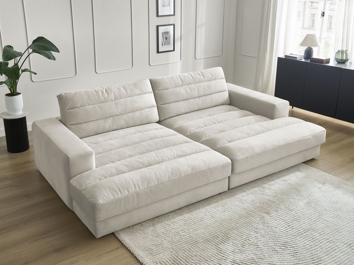 Bobochic Sierra Sofa 4-Sitzer Samt Beige