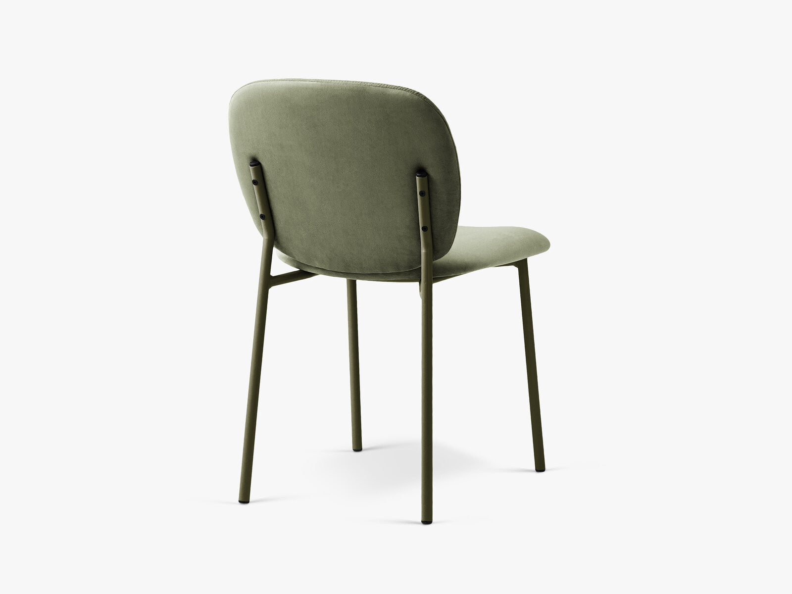 Micadoni Stuhl Caroline Samt Magic Velvet Grün Olivgrün