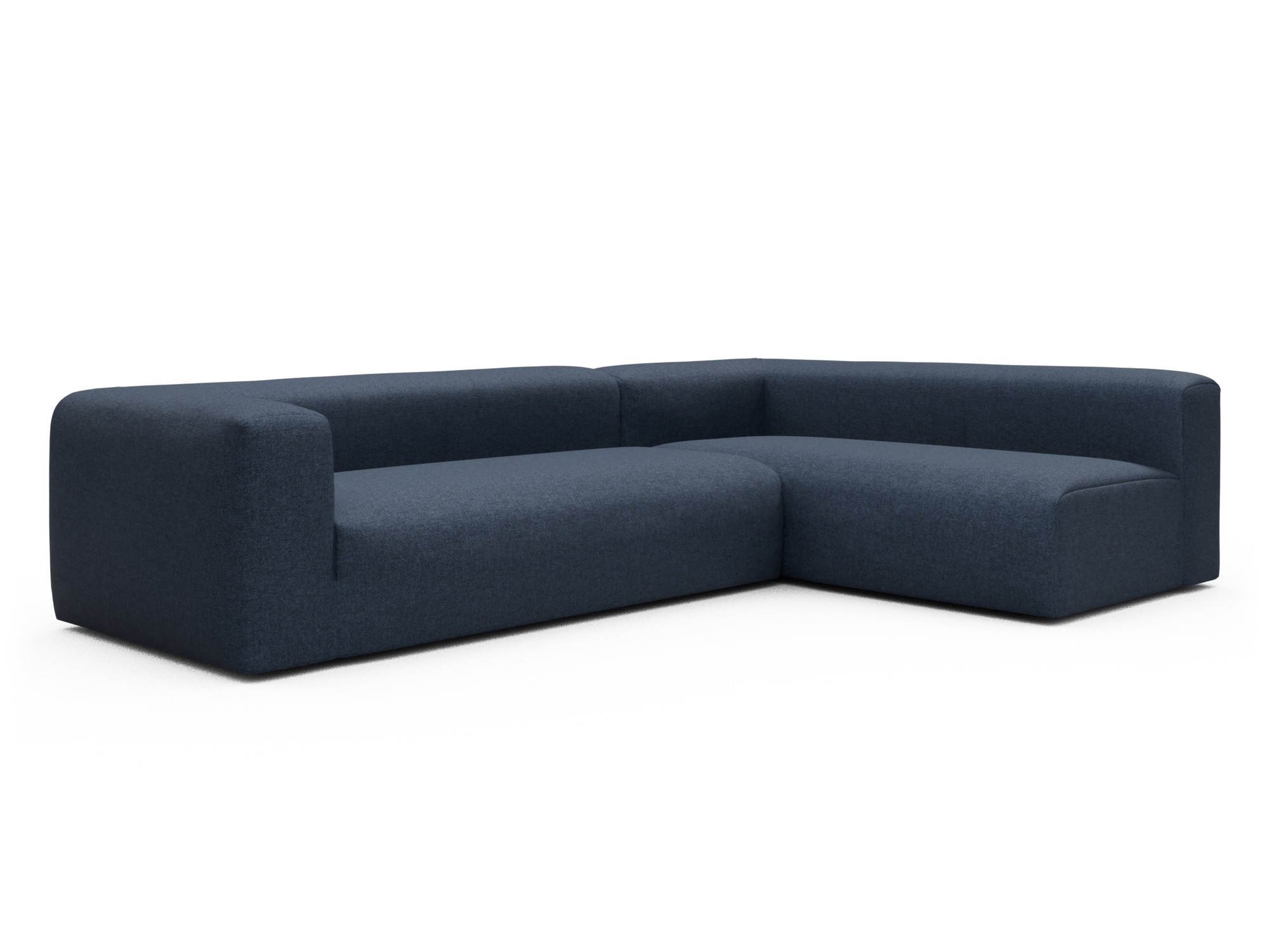Skandi Home Ecksofa Fred 2x 2,5-Sitzer rechts offen Sama-Deep-Blue moebelfaktor