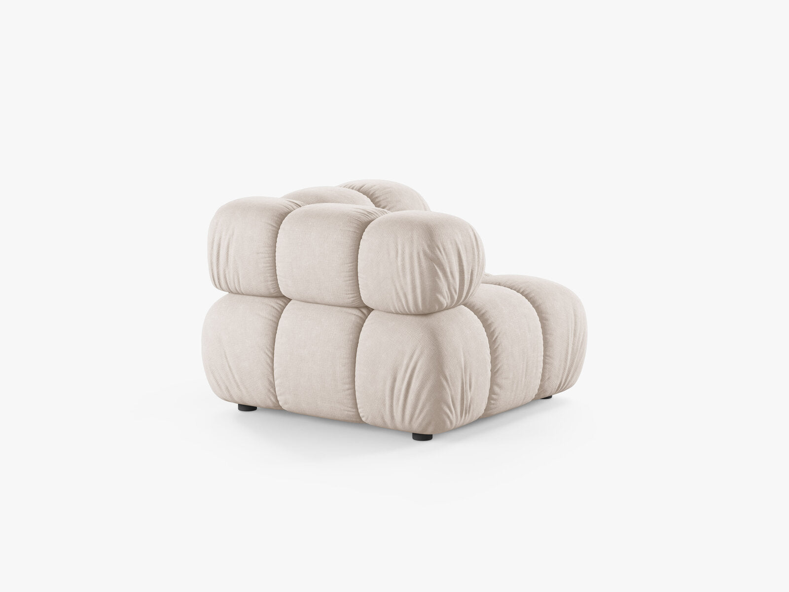 Micadoni symmetrisches Eckmodul Bellis Strukturierter Stoff Liberty Beige