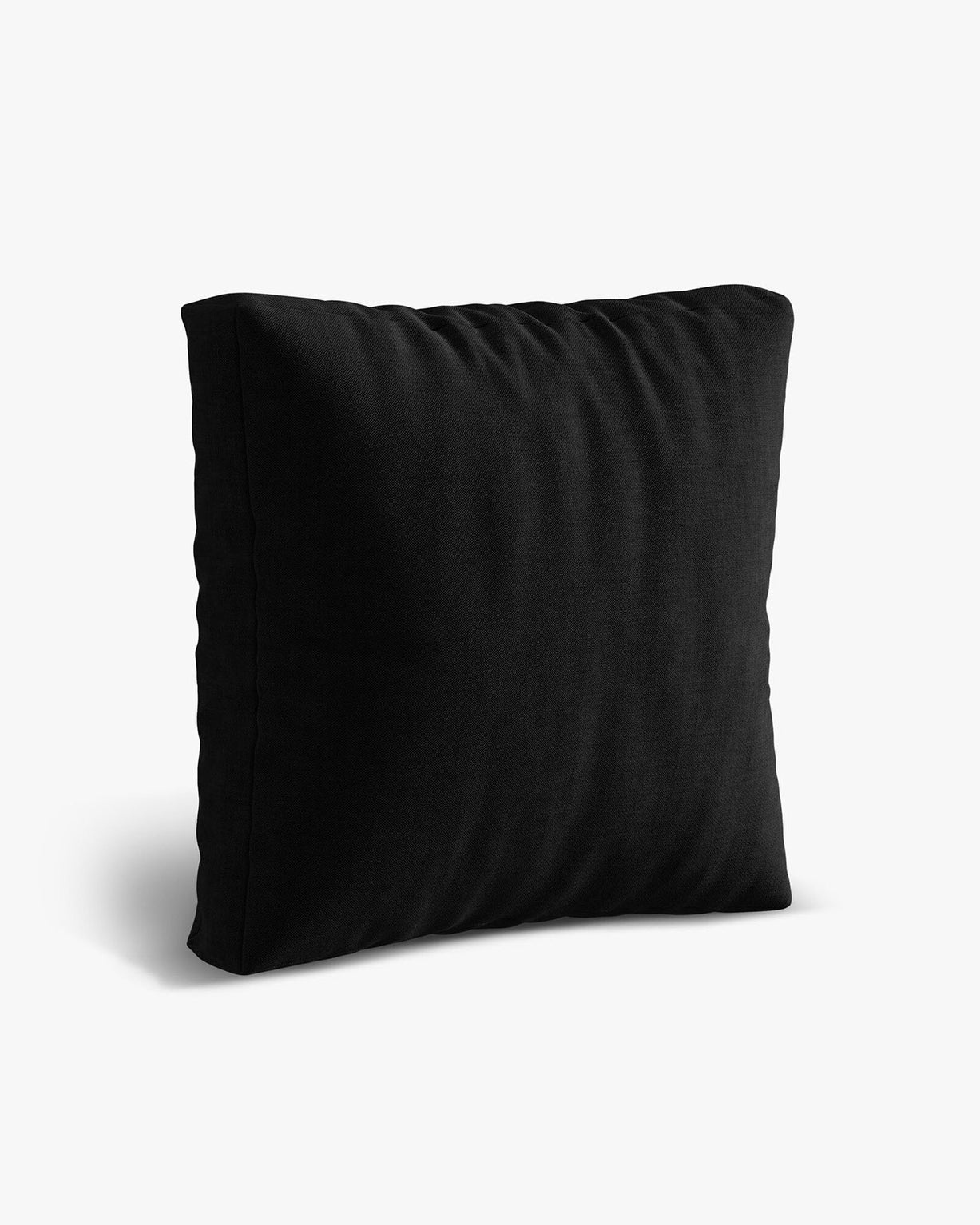 Micadoni Kissen Martina Strukturierter Stoff Boston Schwarz 65x65