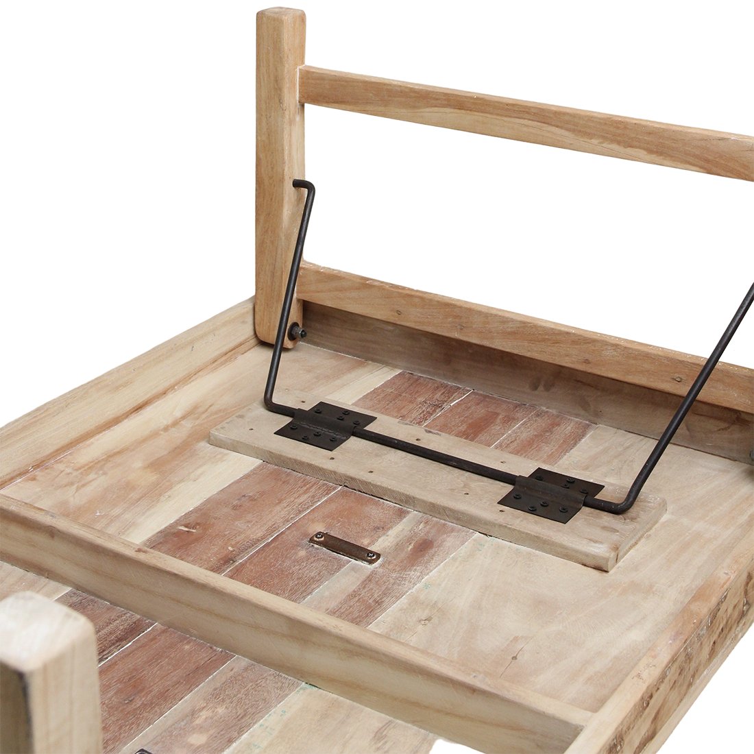 Raw Materials Klappbarer Couchtisch Limewash 120x75x45cm