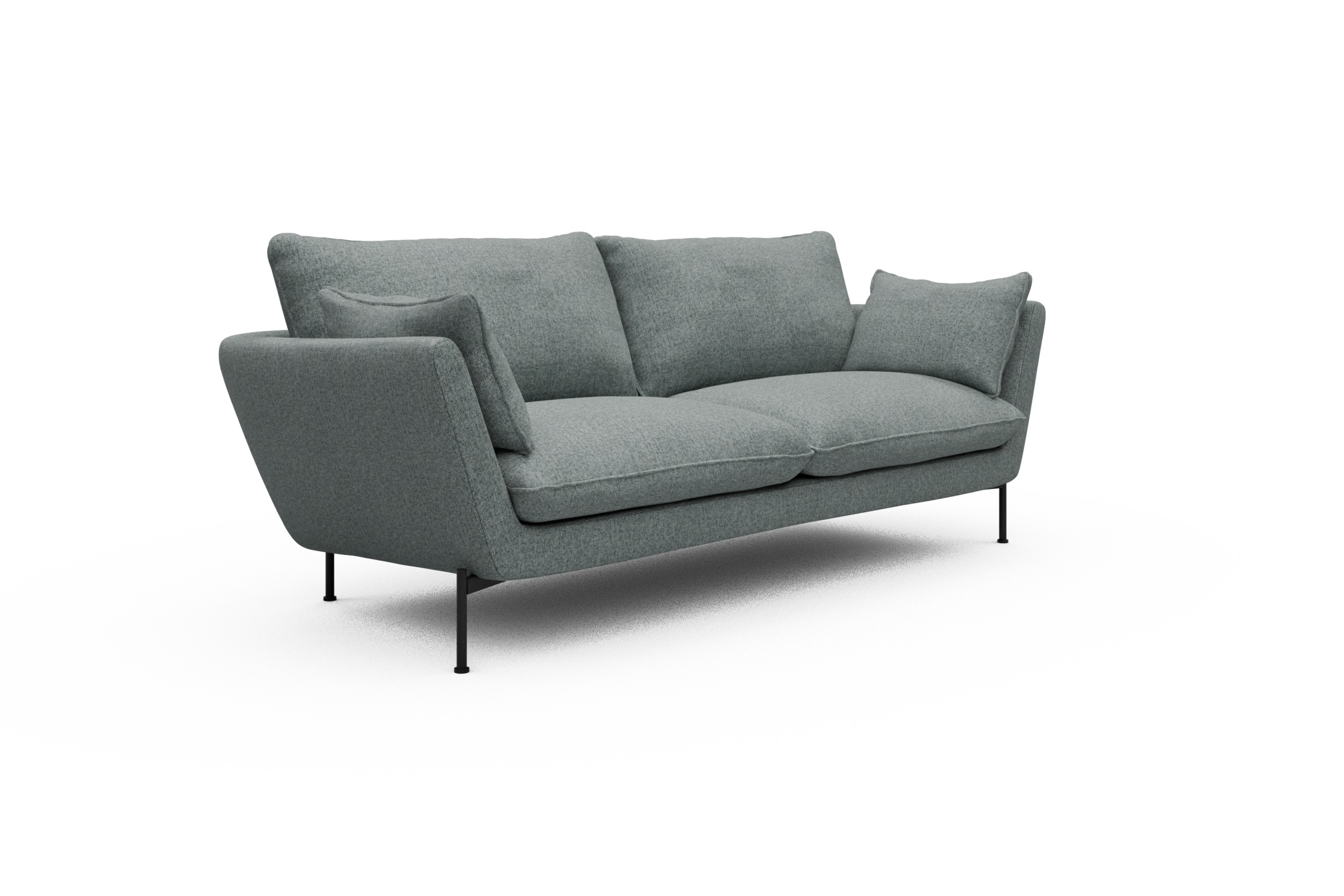 Sofa Anton 3-Sitzer Casone-Light-Mixed-Green