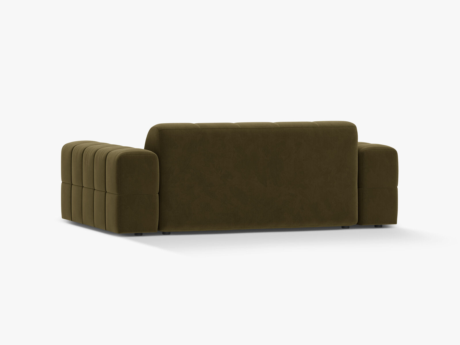 Micadoni Jennifer Sofa 2-Sitzer Samt Bluvel Grün