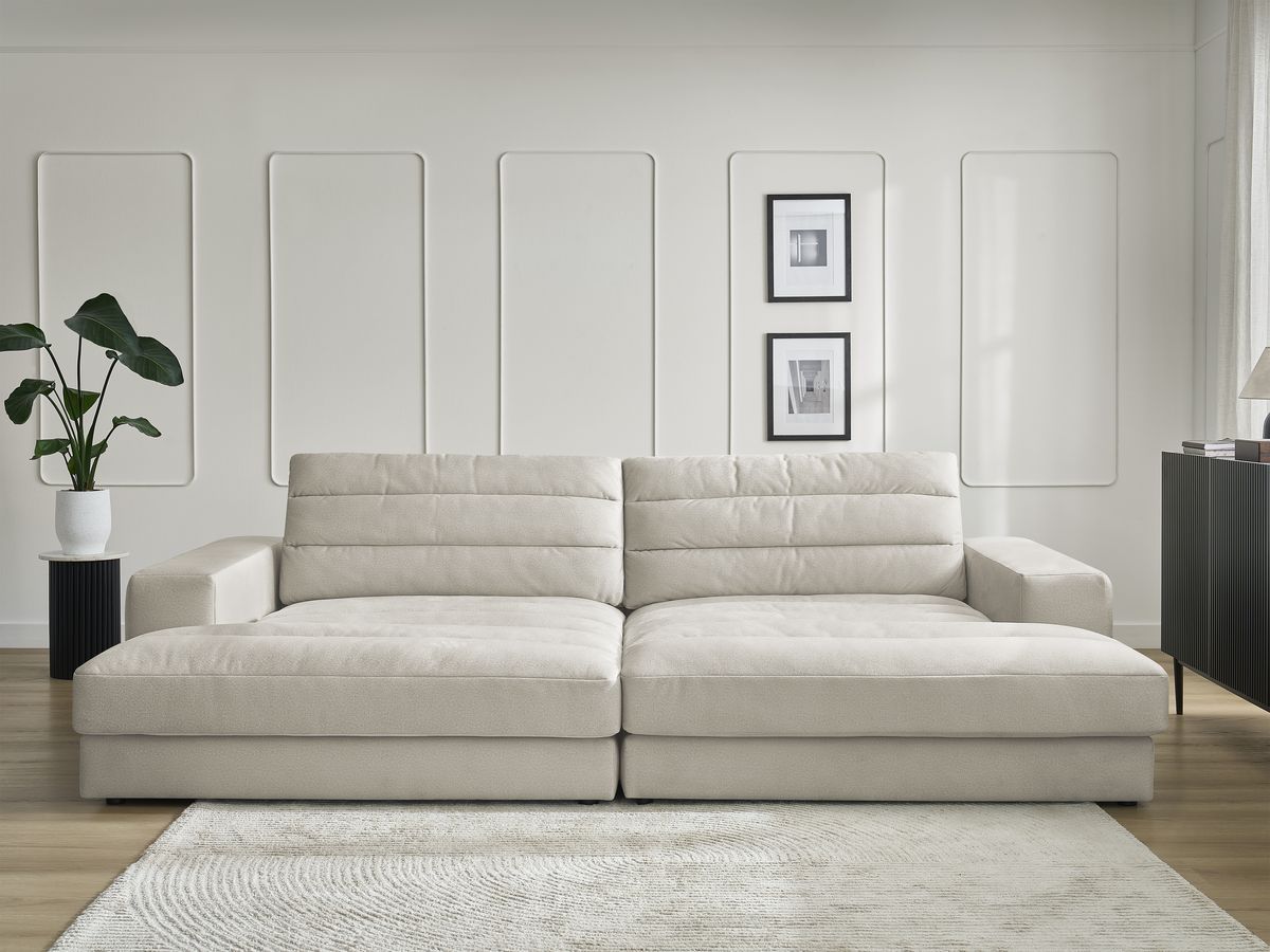 Bobochic Sierra Sofa 4-Sitzer Samt Beige