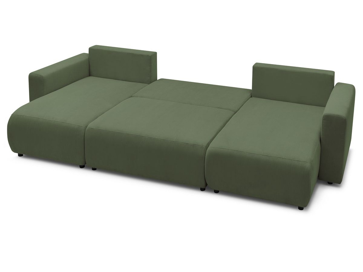 Bobochic Envy Wohnlandschaft Cordsamt Grün