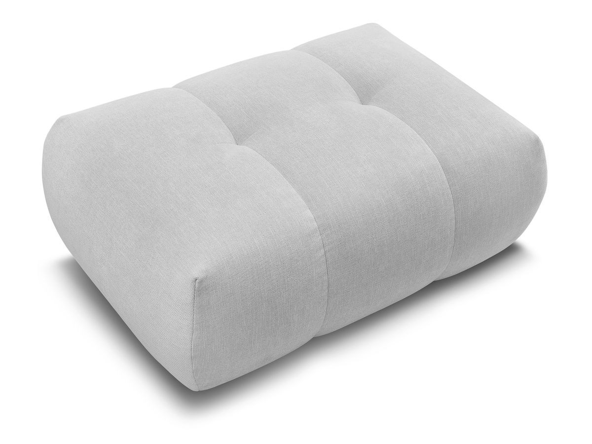 Bobochic Fuji Pouf Stoff Hellgrau