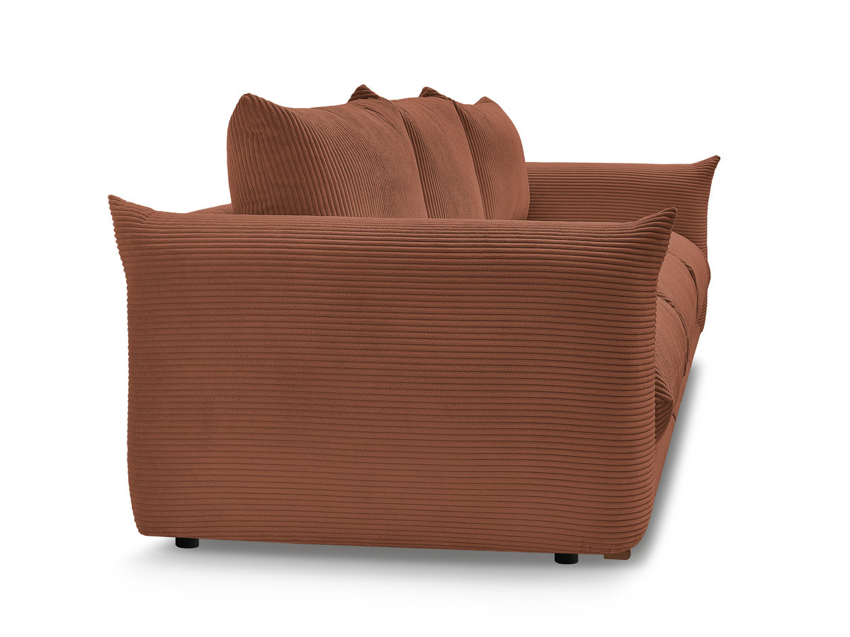 Bobochic Ernest Sofa 3-Sitzer 266 × 106 cm Cordsamt Orange