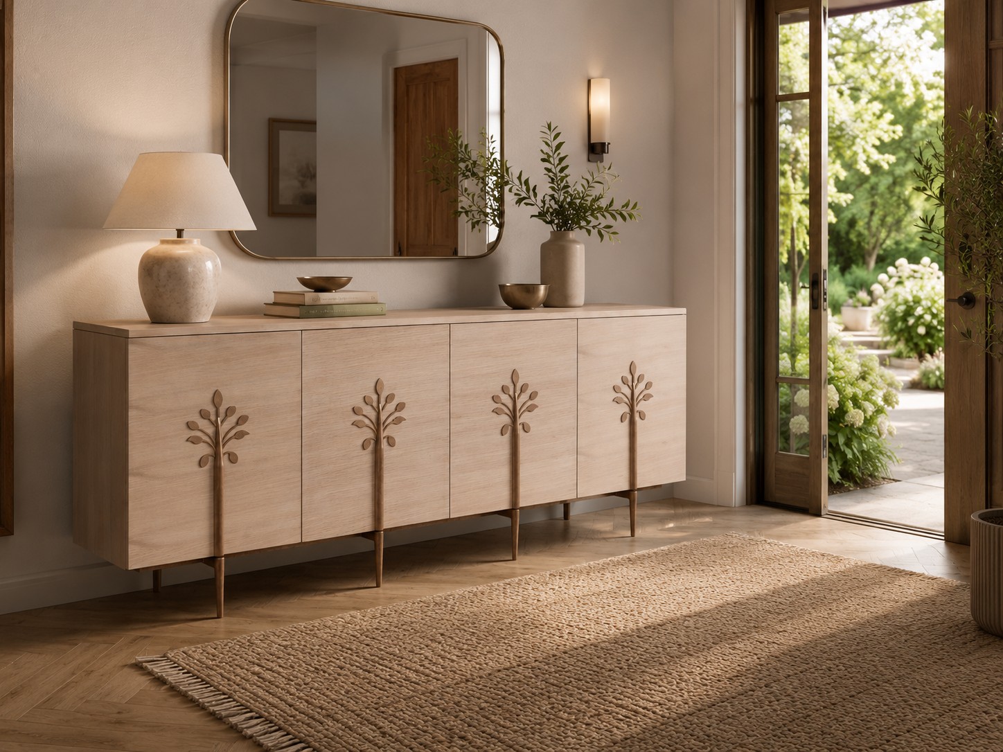 Livin Hill Sideboard Stilig Helles Naturholz