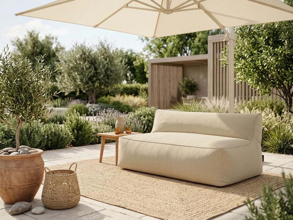 Bobochic Riviera Sofamodul 2-Sitzer Stoff Beige