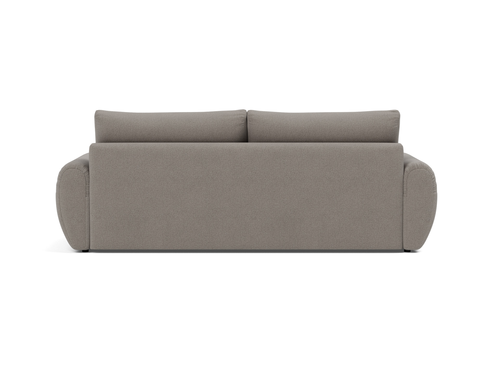Schlafsofa Norum mit Curve-Armlehnen Flachgewebe Mixed Dance 521-Grey