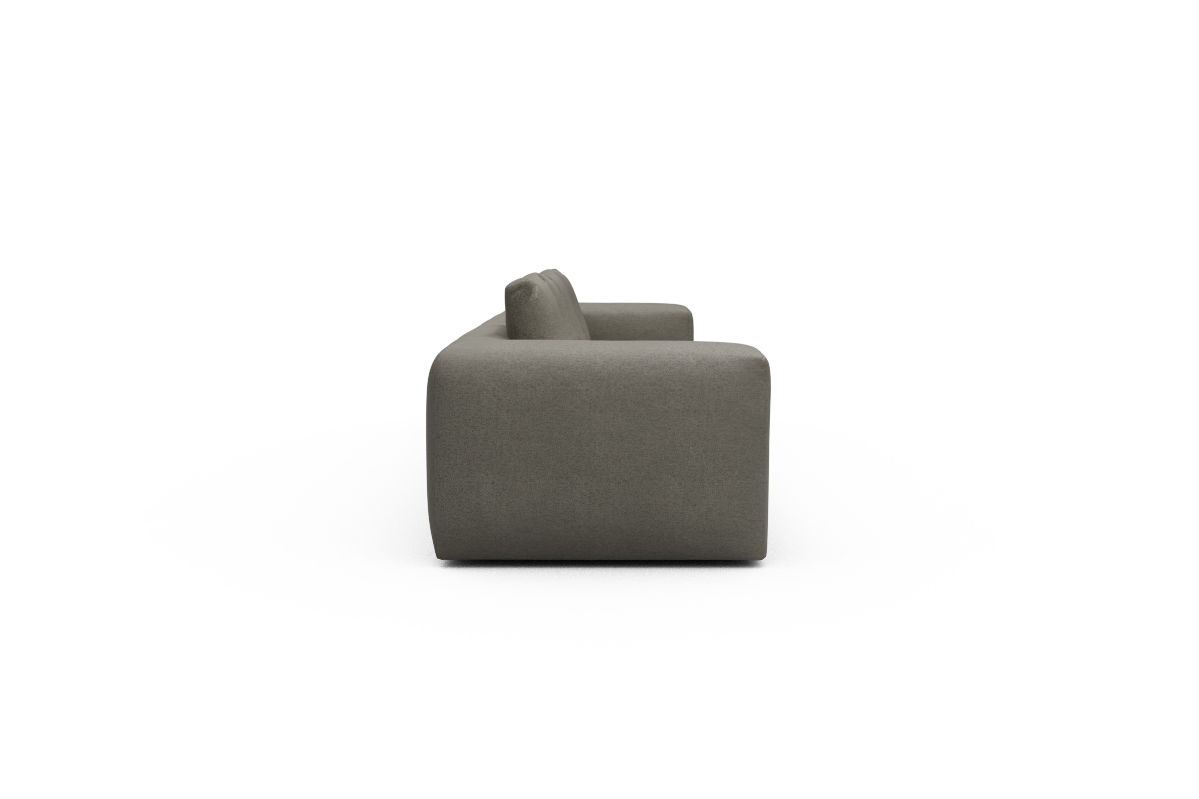 Sofa Modulares XXL Sofa Fred 5-Sitzer Denari-Warm-Grey