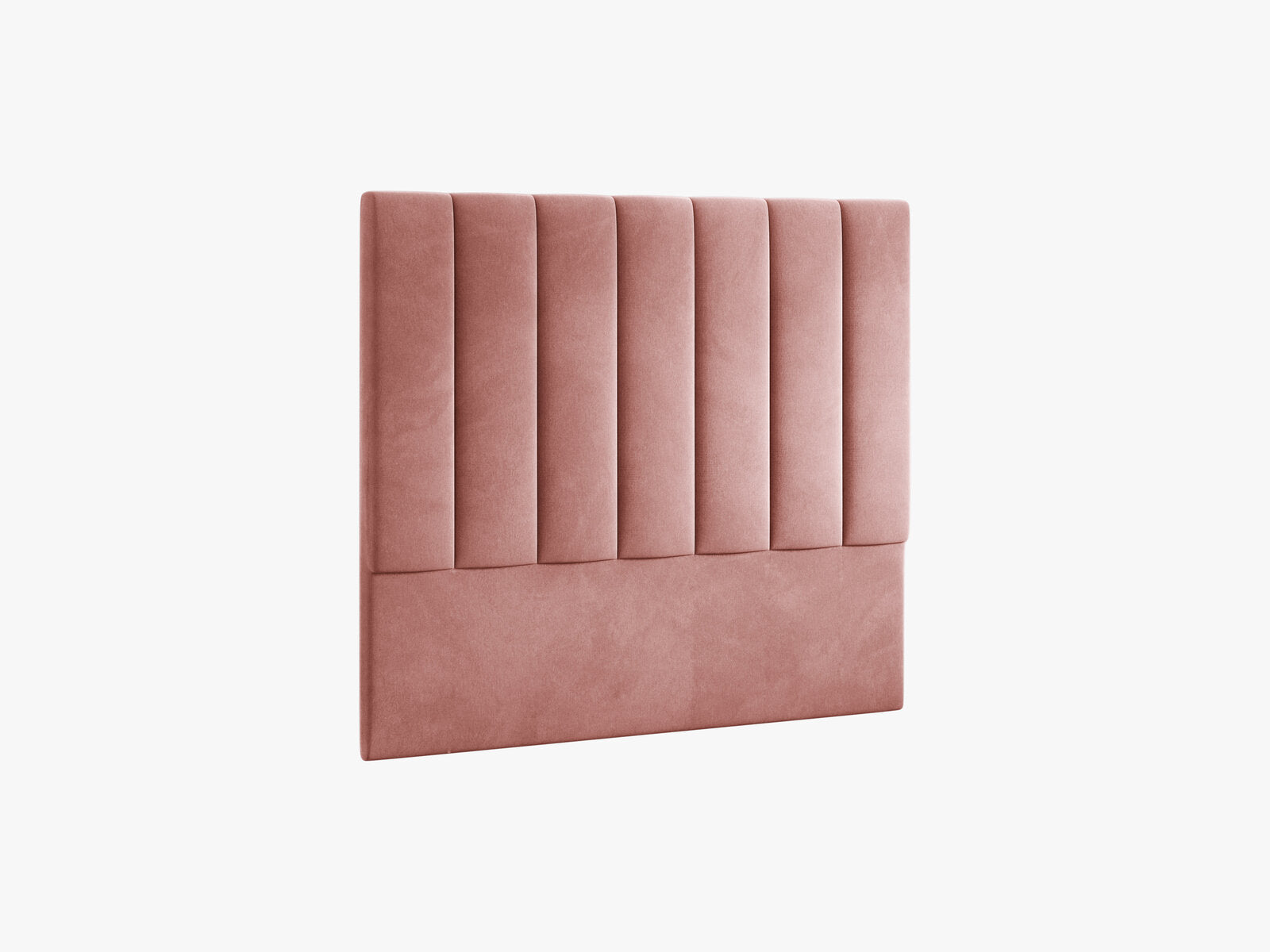 Micadoni Marl Polster-Kopfteil Samt Magic Velvet Rosa 140x120