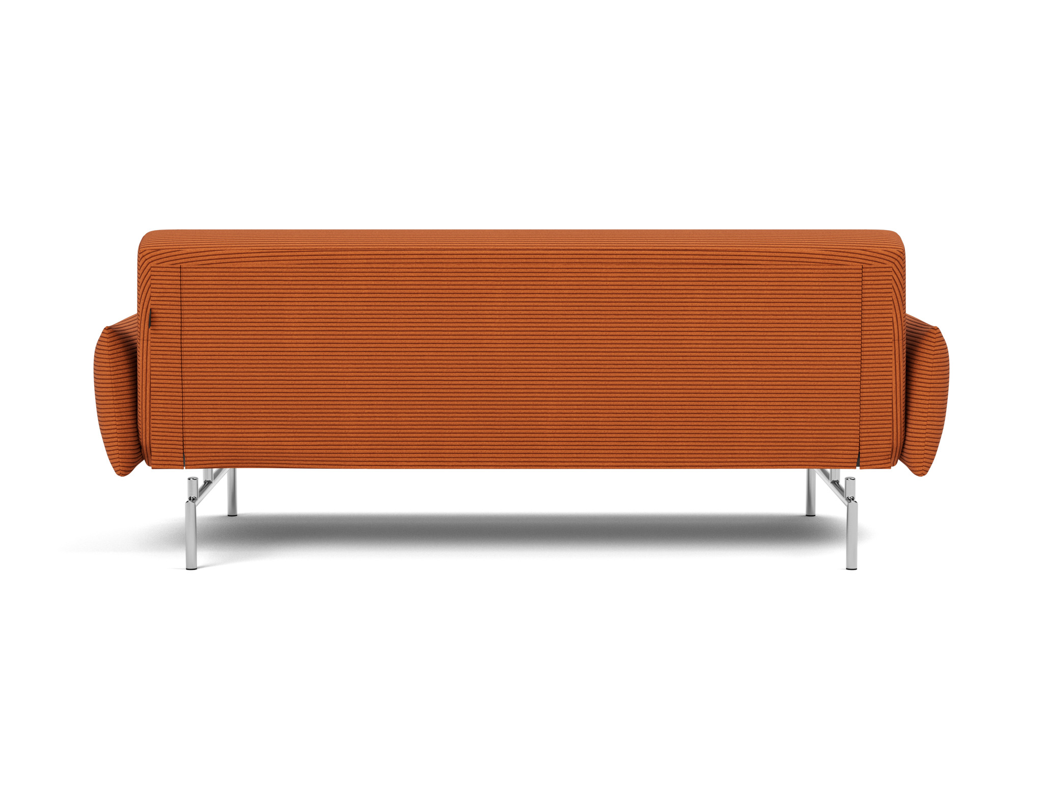 Schlafsofa Jillis mit Armlehnen Kord Corduroy 595-Burnt-Orange