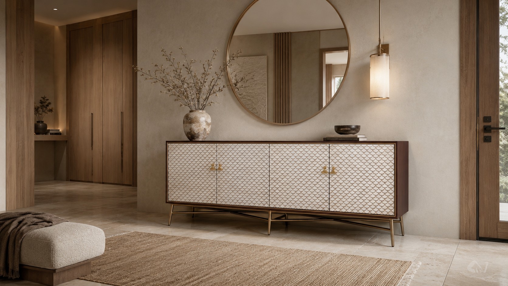 Livin Hill Sideboard Stilig Walnuss