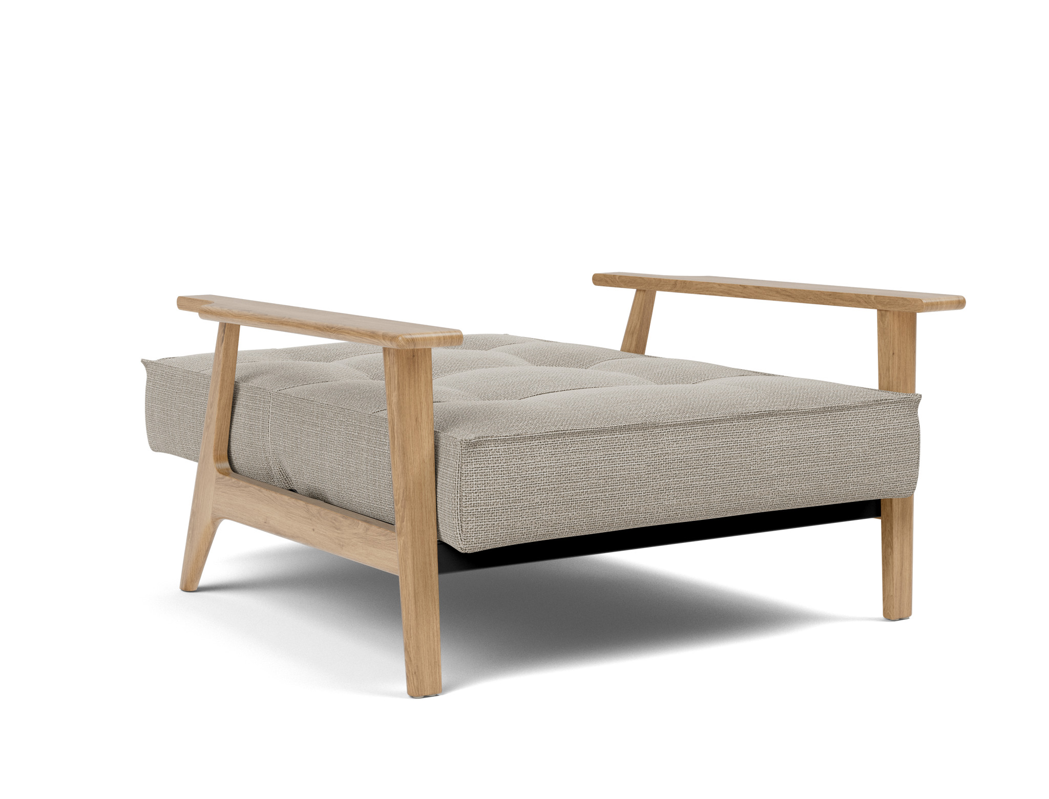 Sessel Splitback Frej Strukturierter Stoff Kenya 579-Gravel