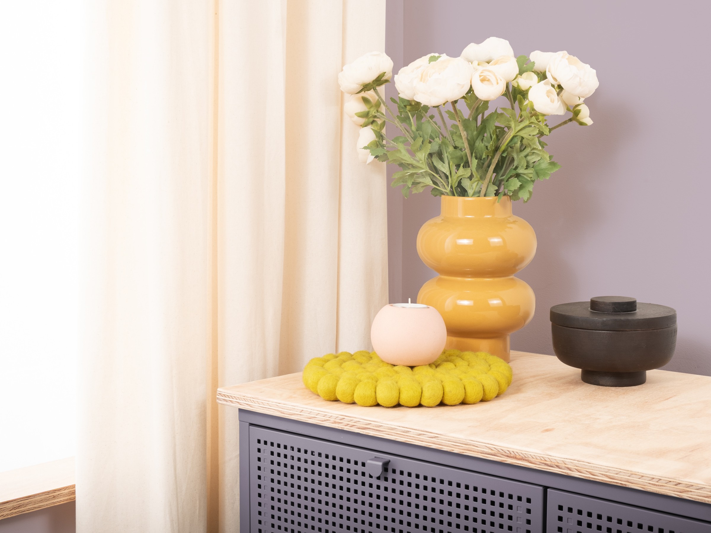 myfelt Kata Topfuntersetzer Gelbgrün Ø 20 cm