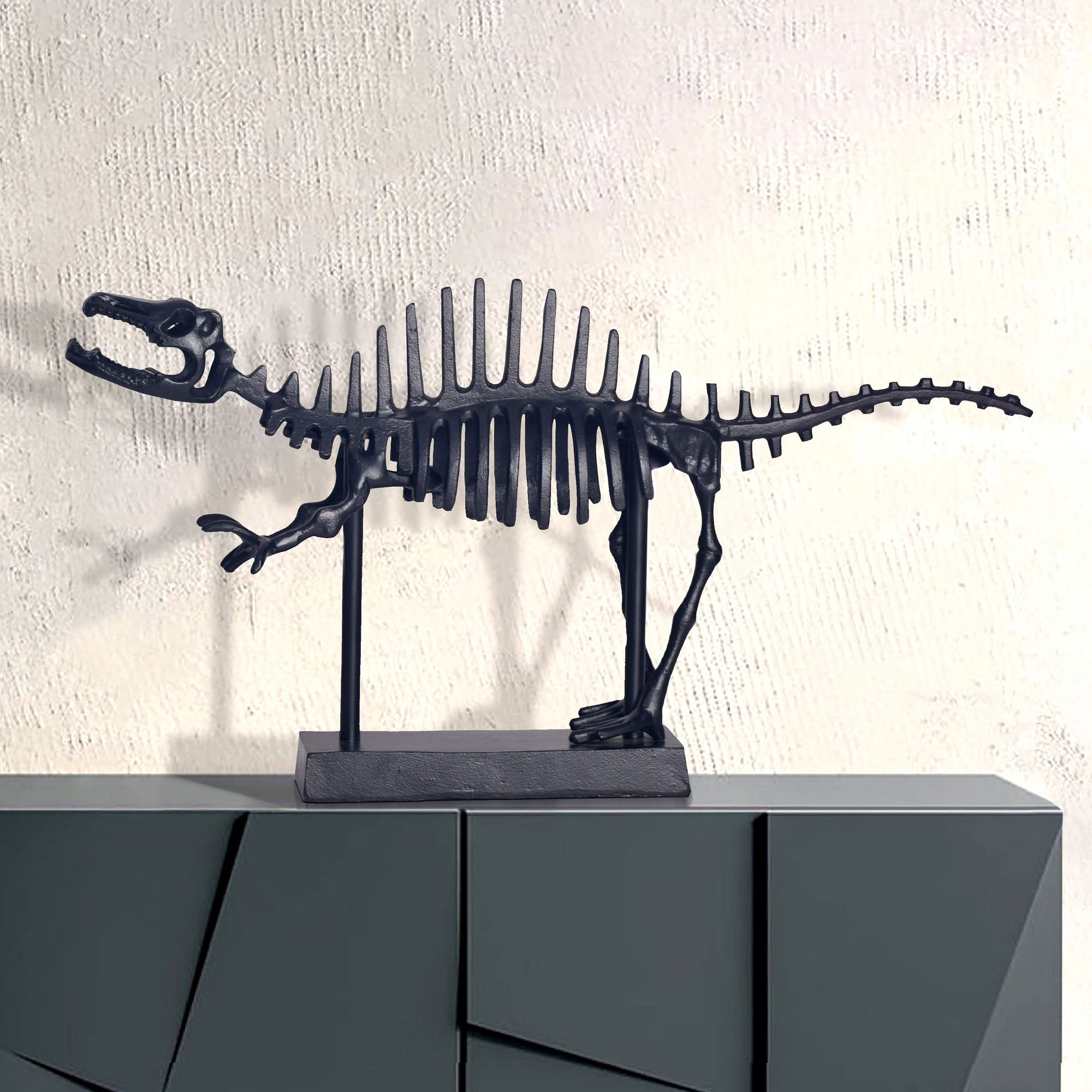 Dekofigur Hvitsten Aluminium Schwarz 62 × 12 × 32,5 cm