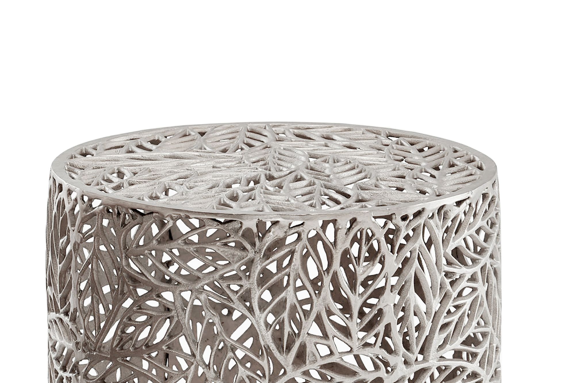 Satztisch 2er-Set Nesoya Aluminium Silber Ø 41 cm