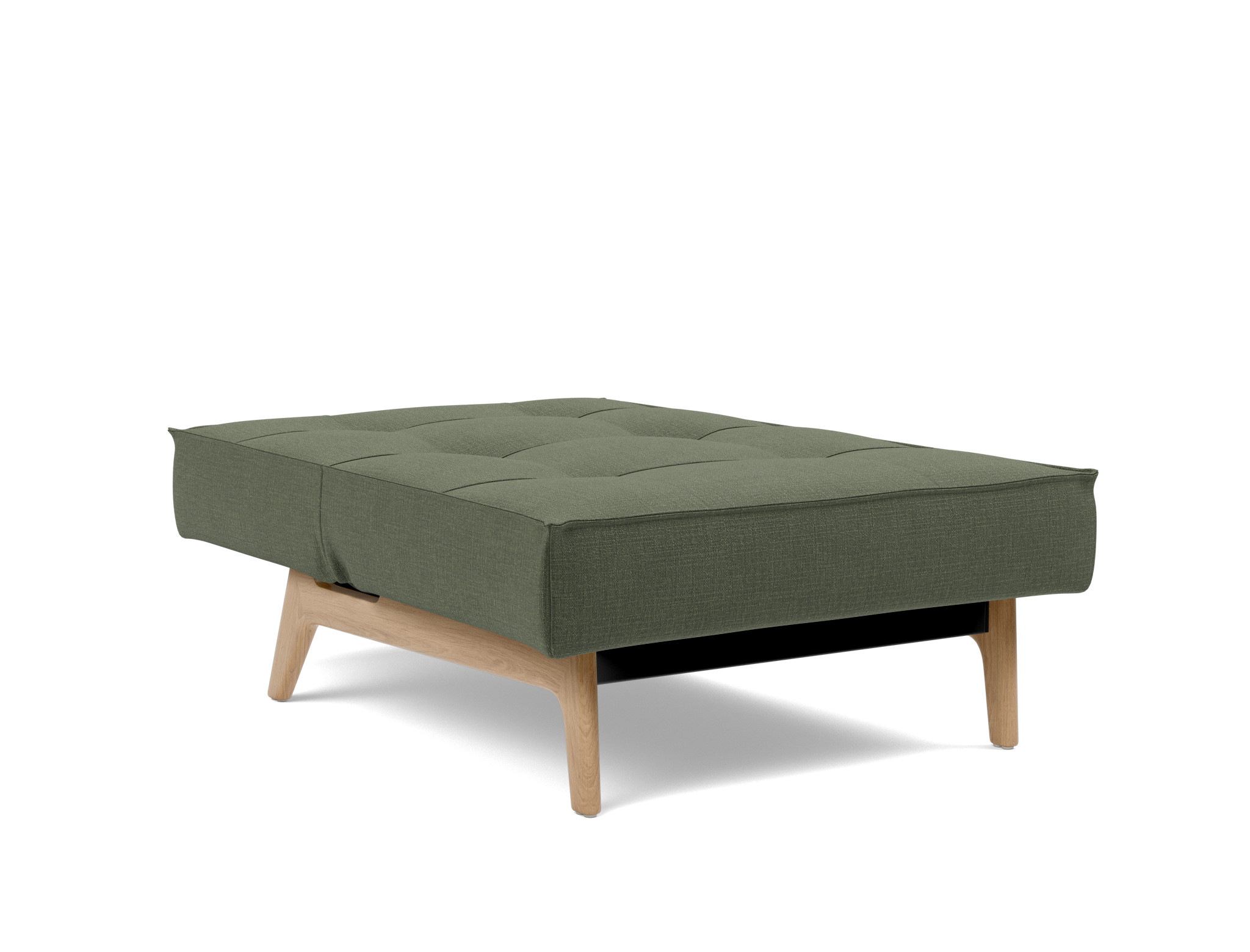 Sessel Splitback Chenille Esina 413-Olive-Green Beine Eiche