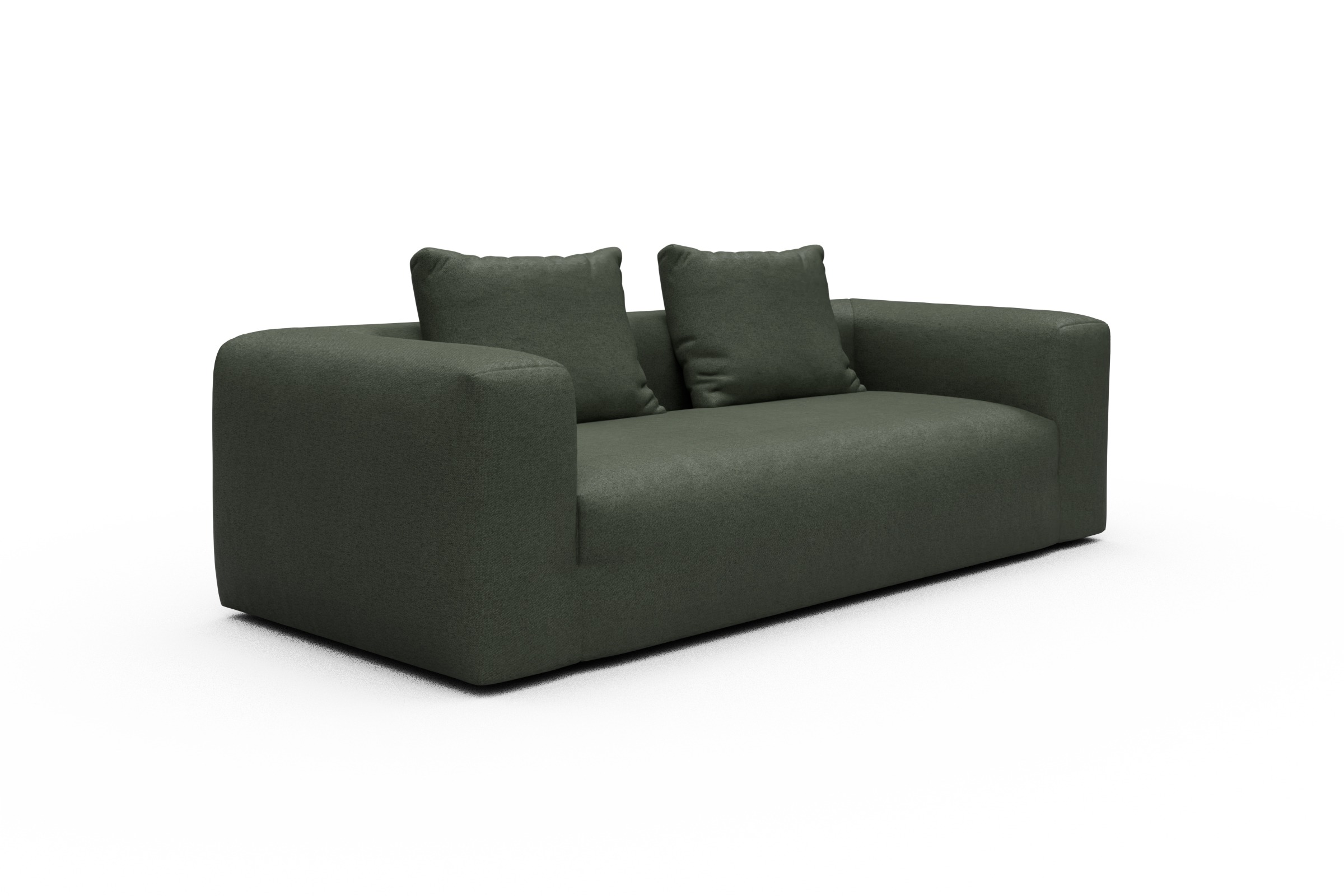 Sofa Fred 3-Sitzer Denari-Forest-Green
