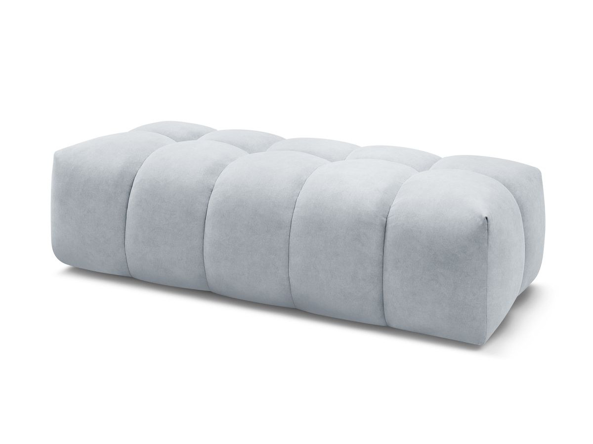 Bobochic Mont-blanc Pouf Samt Hellgrau