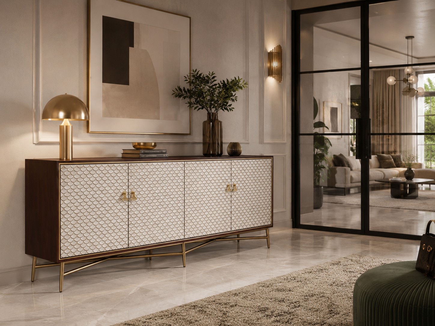 Livin Hill Sideboard Stilig Walnuss