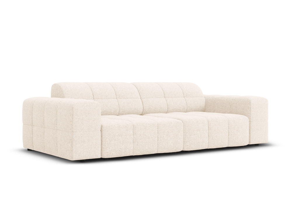 Cosmopolitan Design Sofa Chicago 3-Sitzer Chenille Haga Helles Beige