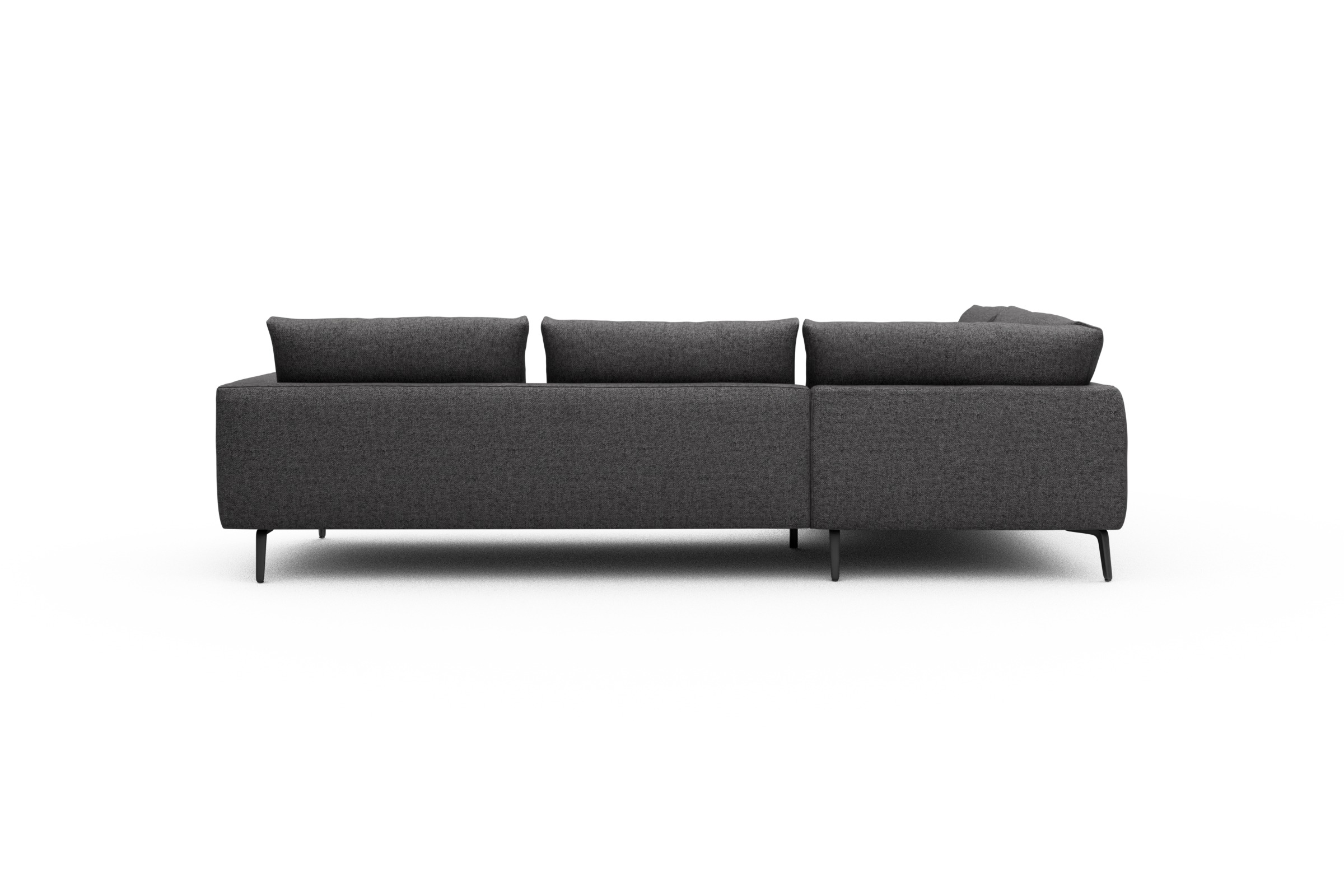 Ecksofa Karl Relax-Ecke links mit 2,5-Sitzer Sama-Antracite